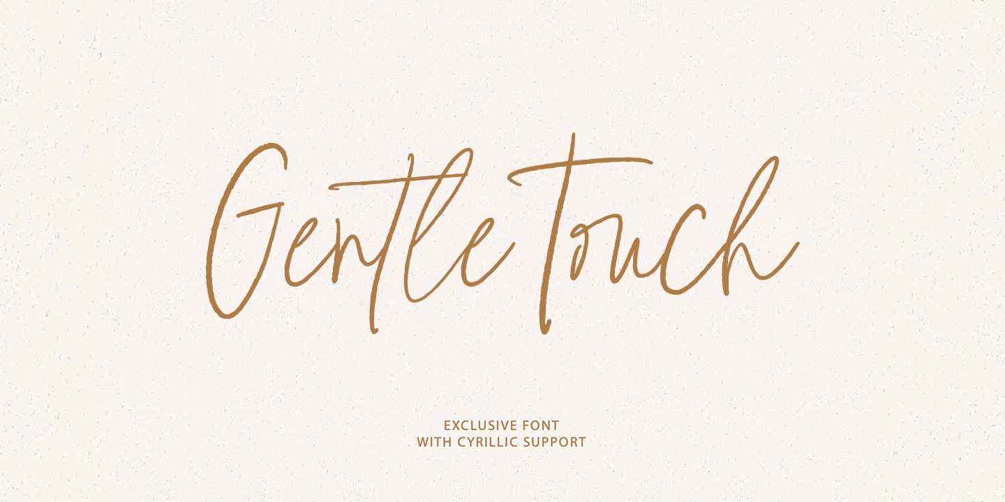Font Gentle Touch